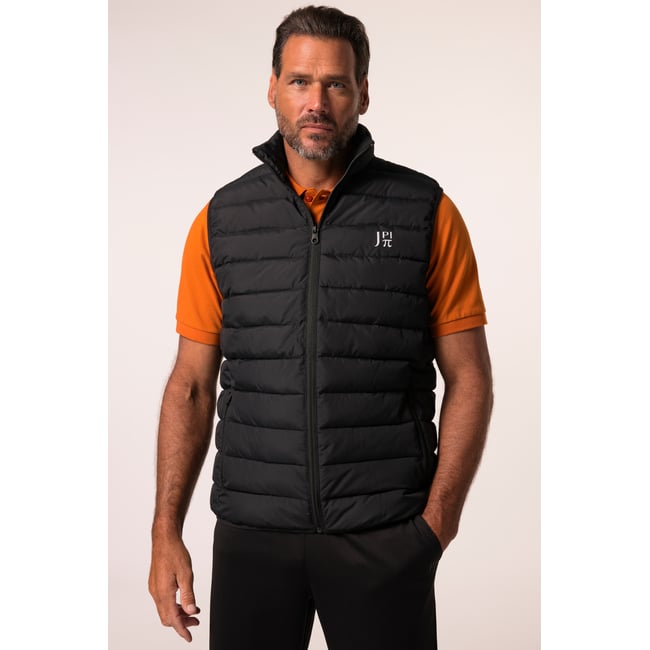 Veste matelassée sans manches noir <span itemprop=