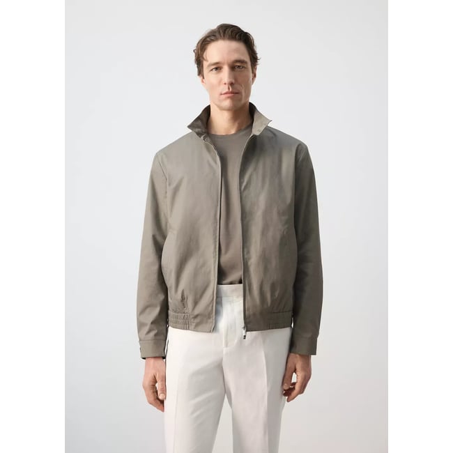 Blouson 100 % coton déperlant - MANGO MAN