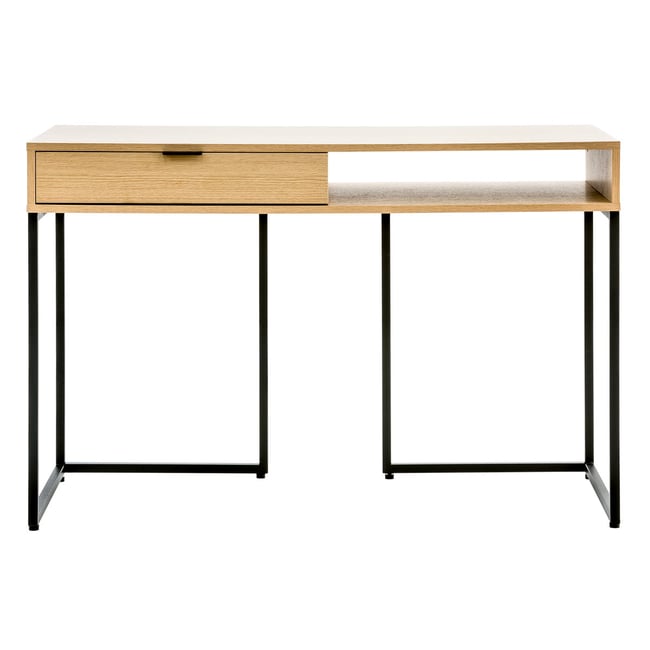 Bureau Mélamine - BARI Couleur beige clair <span itemprop=