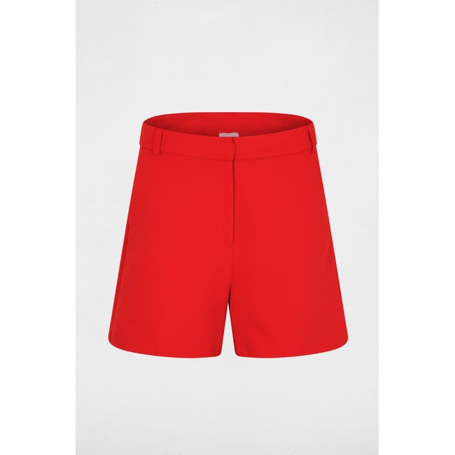 Short taille haute rouge vif <span itemprop=