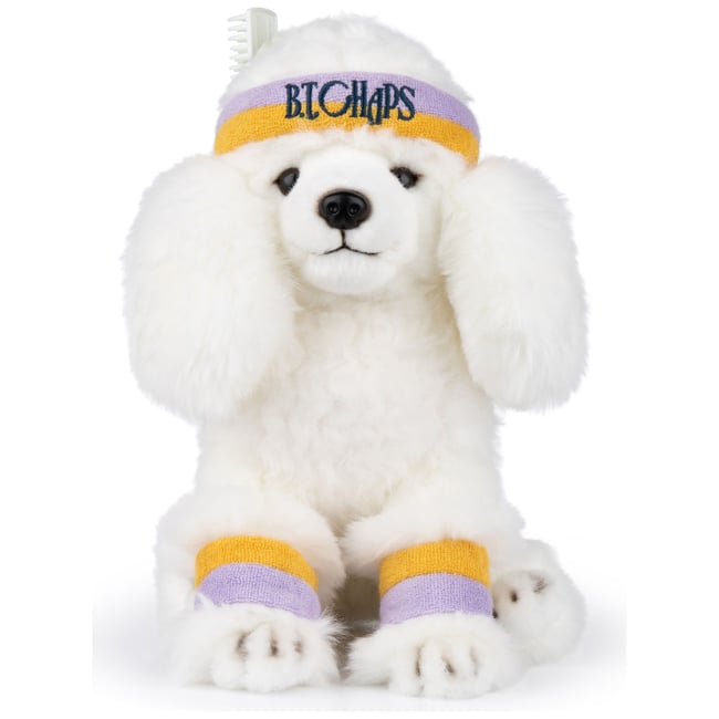 Peluche blanc, rose, jaune <span itemprop=