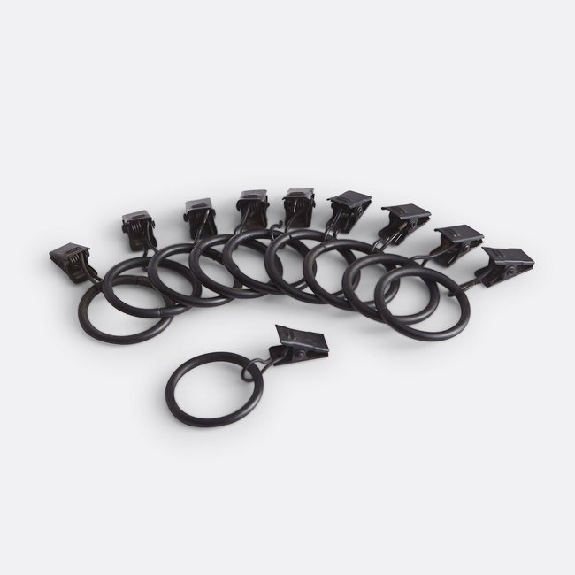 Lote de 10 aros con pinzas ONEGA, diám. 25 mm - LA REDOUTE INTERIEURS