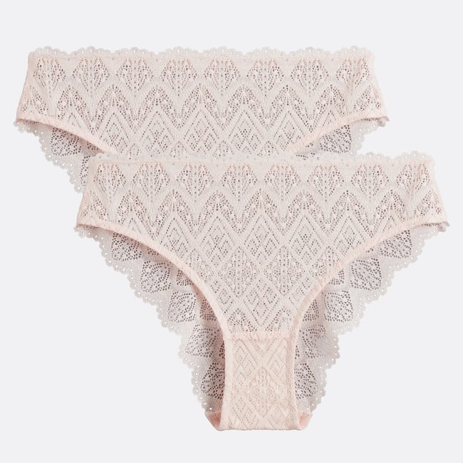 Set van 2 slips volledig in kant, Lison - LA REDOUTE COLLECTIONS
