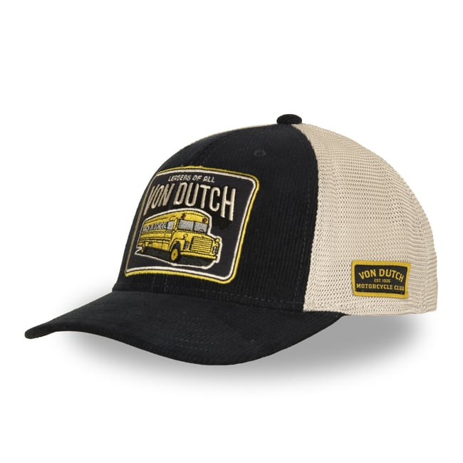 Casquette Trucker S-CURVED bleu marine/beige/jaune/blanc <span itemprop=