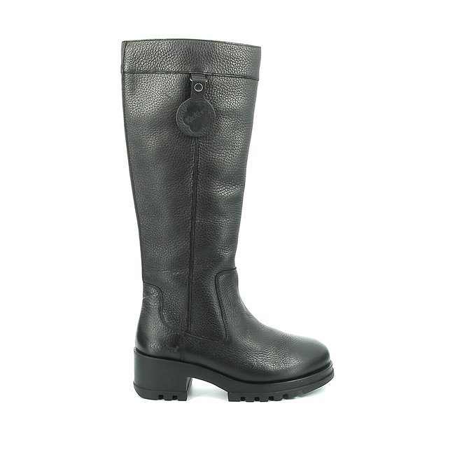 Bottes en cuir Kick Higher noir <span itemprop=