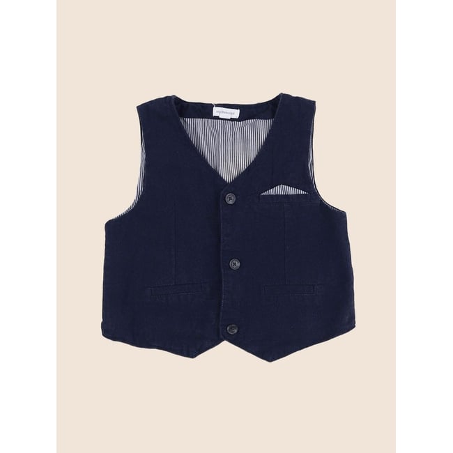 Gilet - Etat satisfaisant bleu <span itemprop=