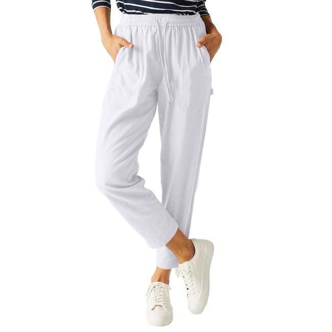 Pantalon CORSO blanc <span itemprop=