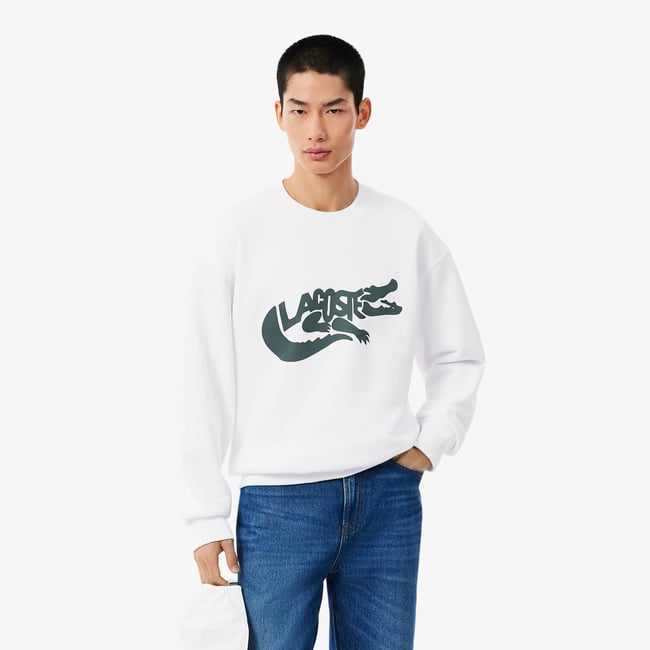 Sweatshirt coton fabriqué en France - LACOSTE