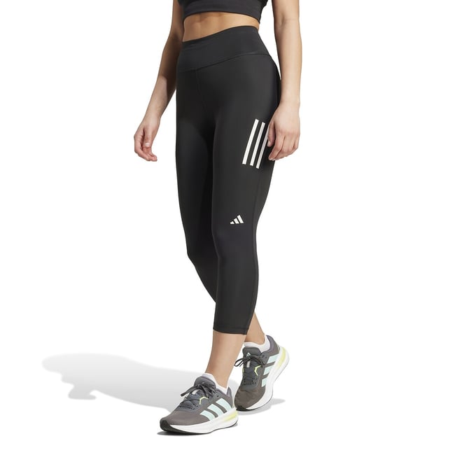 Legging 3/4 de running Own the Run noir <span itemprop=