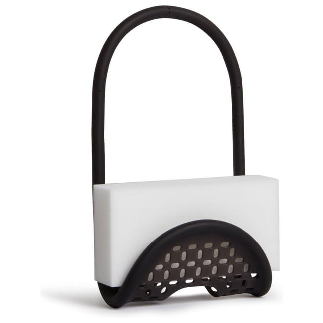 Panier rangement éponge cuisine  SLING Couleur noir <span itemprop=