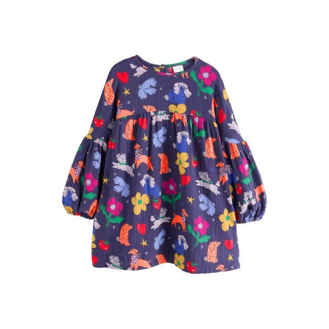 Robe imprimée à manches longues - NEXT