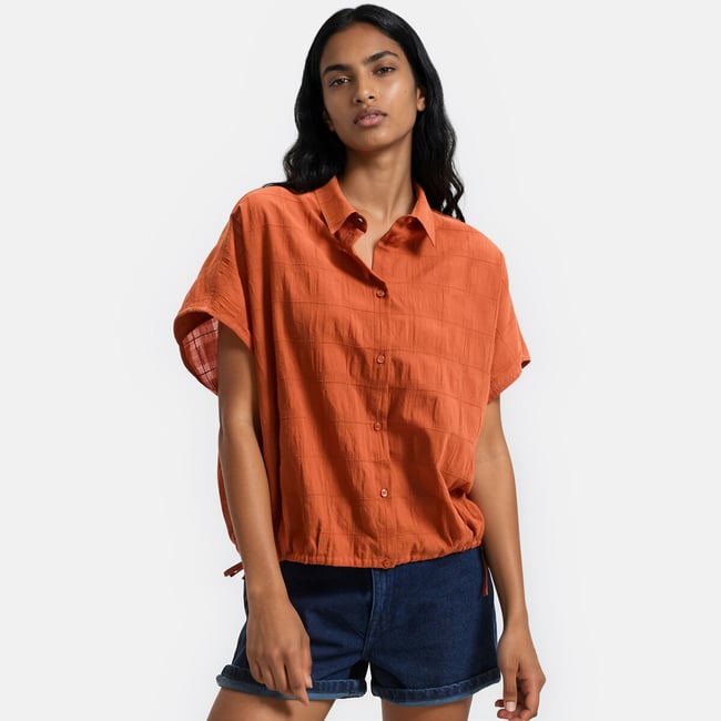 Loose Fit Short Sleeve Shirt - LA REDOUTE COLLECTIONS
