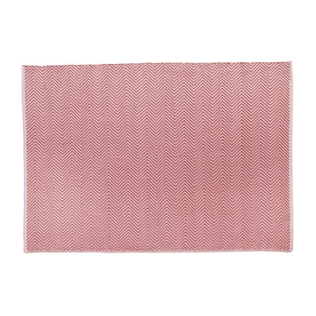 Recycled Woven Zig Zag Pattern Rug - HUG RUG WOVEN