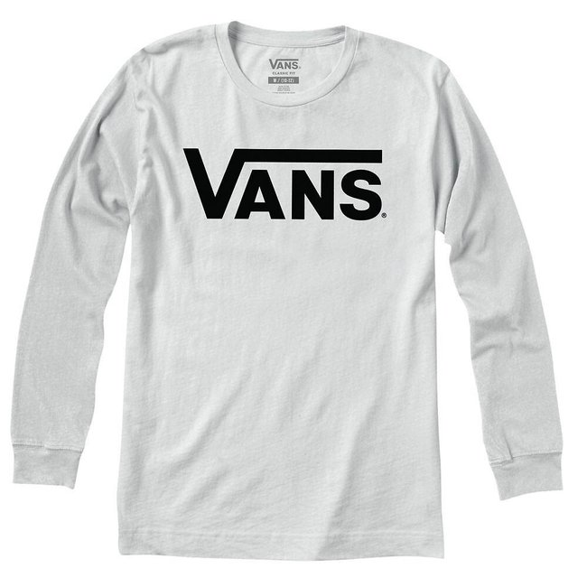 Long-Sleeve T-Shirt, white/black, VANS