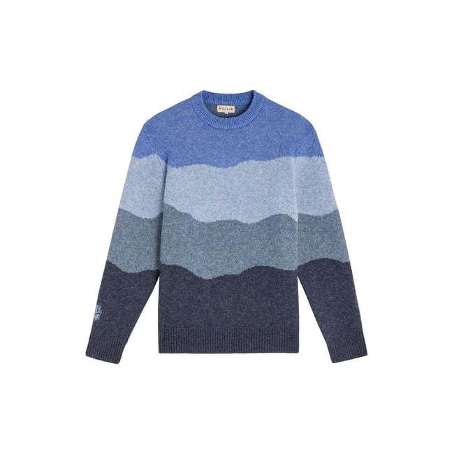 PULL LEGER OCEAN bleu <span itemprop=