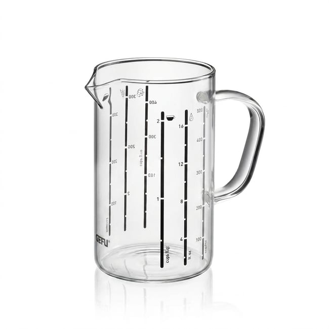 Verre doseur METI 500 ml transparent <span itemprop=