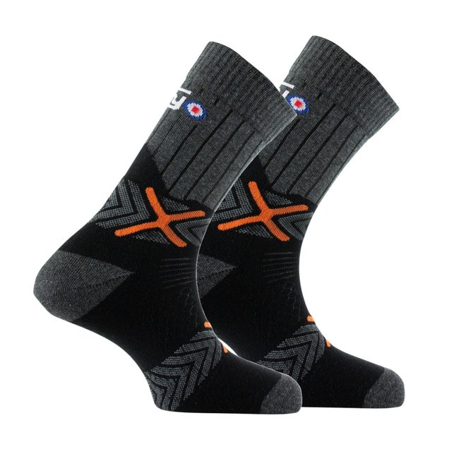 Lot de 2 paires de chaussettes en coton RANDO CONCEPT - THYO