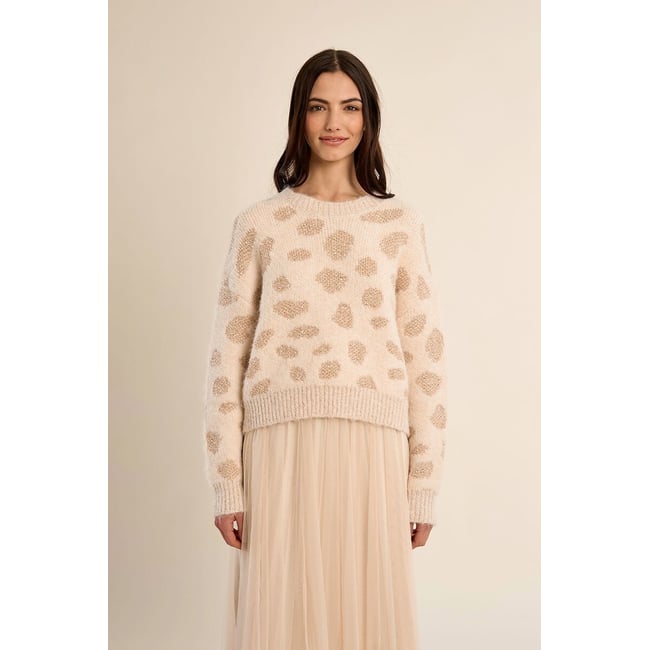 Camisola estampada, gola redonda - MOLLY BRACKEN