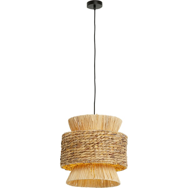 Suspension Campo Ø39cm naturel <span itemprop=