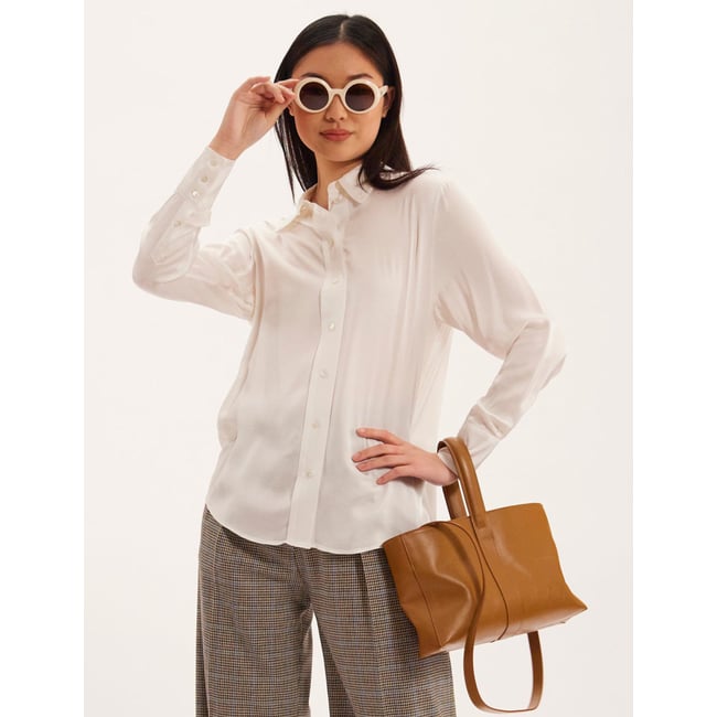 Chemise Maureen écrue ecru <span itemprop=