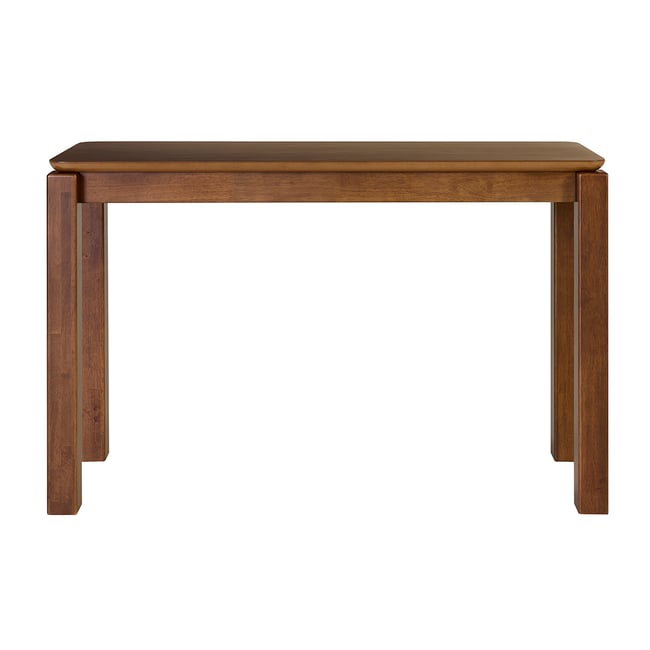 Console en bois foncé noyer L120 cm RAYA Couleur noyer <span itemprop=