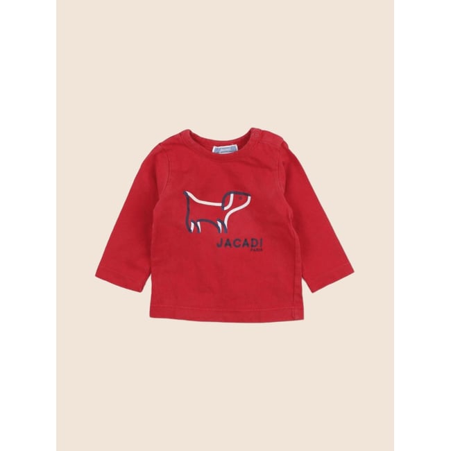 Tee-shirt - Etat satisfaisant rouge <span itemprop=