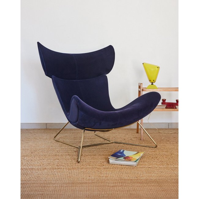 Fauteuil Imola bleu Jakob N°1264 - Bon état Couleur bleu <span itemprop=