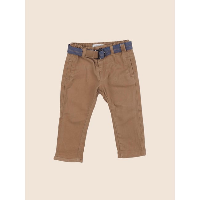 Pantalon - Etat satisfaisant marron <span itemprop=
