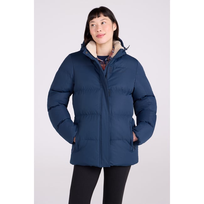 Veste matelassée SNOW bleu marine <span itemprop=