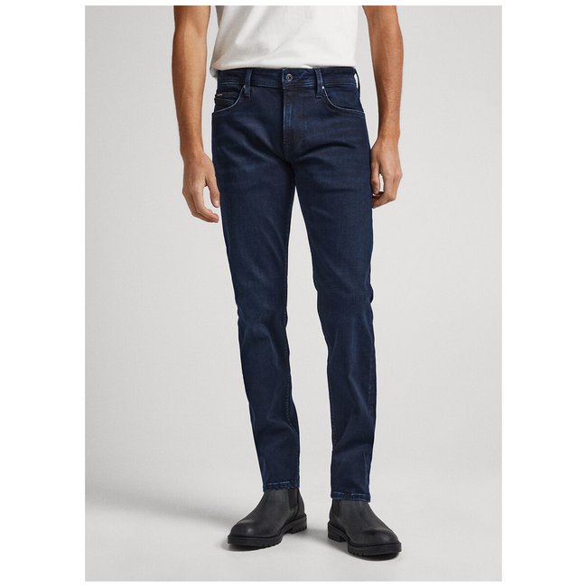 Slim-Jeans Hatch dunkelblau <span itemprop=