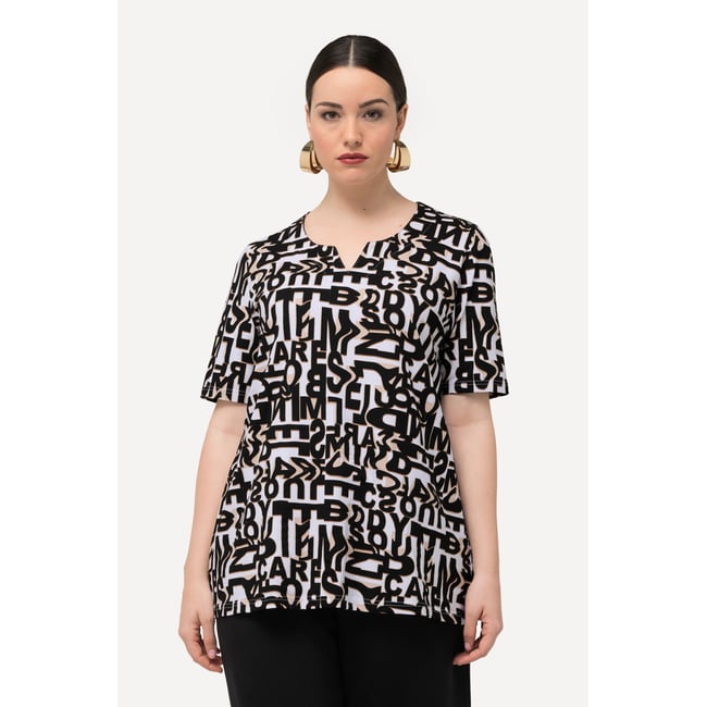 T-shirt motif lettrage champagne clair <span itemprop=