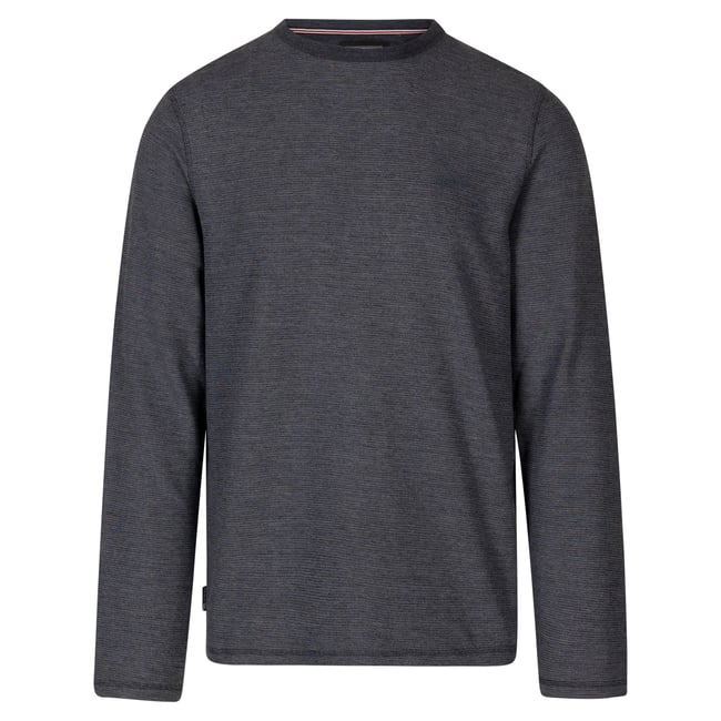 Sweat texturé avec logo CALVERLEY anthracite chiné <span itemprop=