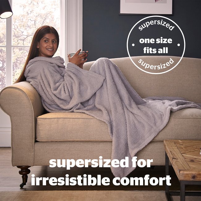 Snugsie wearable blanket with sleeves Silentnight La Redoute