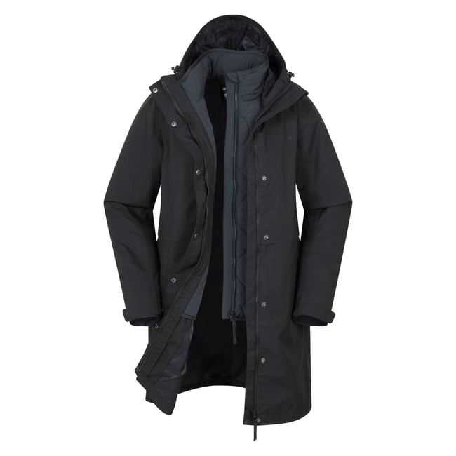 Veste imperméable LUNA noir <span itemprop=