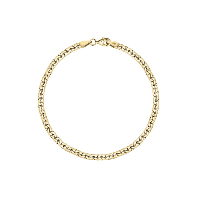 Bracelet en or jaune 375 COBRA or jaune <span itemprop=