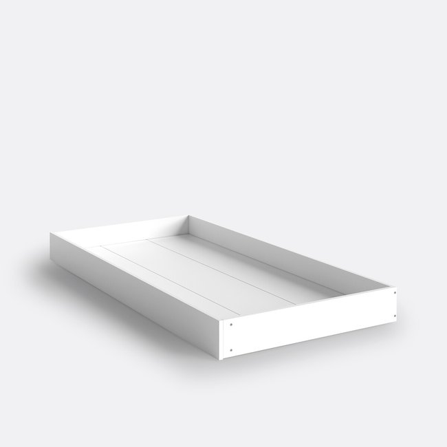 Adil Vintage Retro Style Trundle Bed, Single, white, LA REDOUTE INTERIEURS