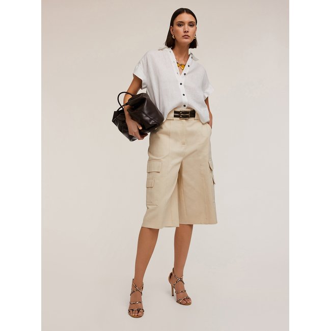 Chemise en lin teinte unie - MOTIVI