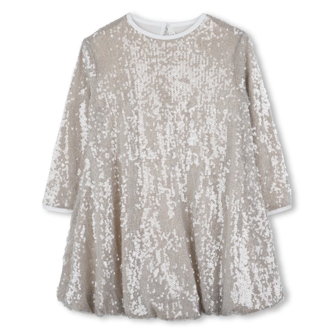 Robe à manches longues dore clair <span itemprop=