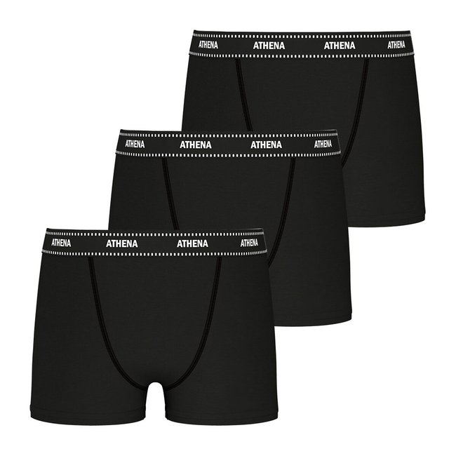 Pack of 3 My Petit Prix Boxers, black, ATHENA
