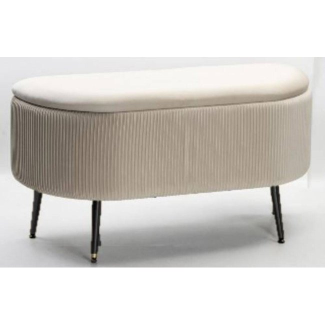 Banc coffre velours SOLARO - ATMOSPHERA