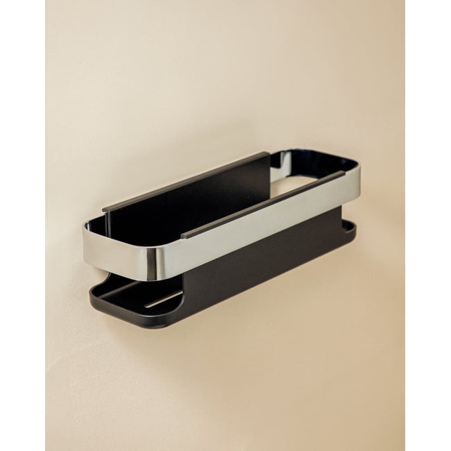 Étagère Douche mural avec vis ou adhésif LINE Couleur chrome <span itemprop=
