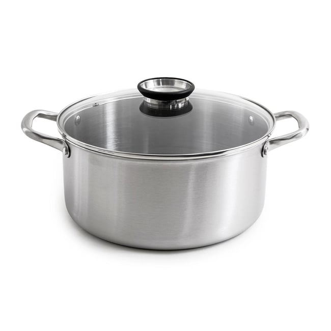 Marmite 28cm triplex avec couvercle - 
