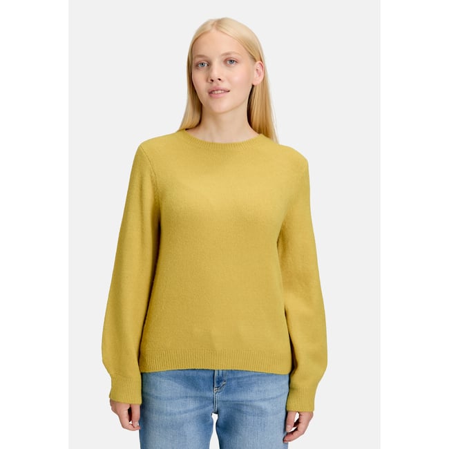 Pull-over en maille à encolure ronde burnished gold <span itemprop=