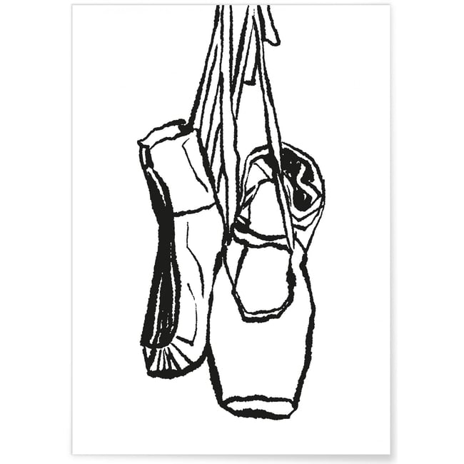 Affiche Danseuse 3 Couleur blanc <span itemprop=