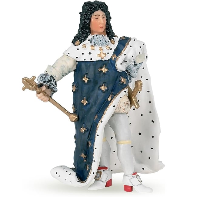 Figurine Louis XIV bleu <span itemprop=