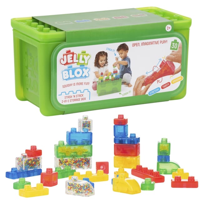 Jelly blox 30 Blocs de Construction Tactiles - GOLIATH