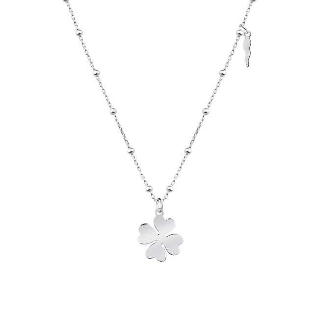 Collier en argent 925 BUENA SUERTE argent <span itemprop=