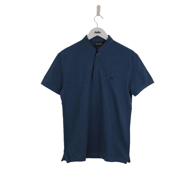 Polo en coton - Très Bon État bleu <span itemprop=