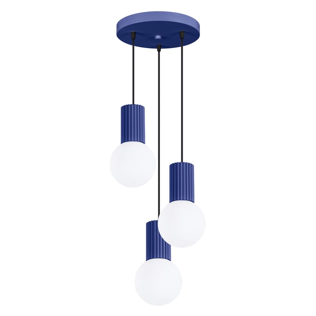 Suspension Aluminium Outremer G9 3 Halo Couleur bleu <span itemprop=