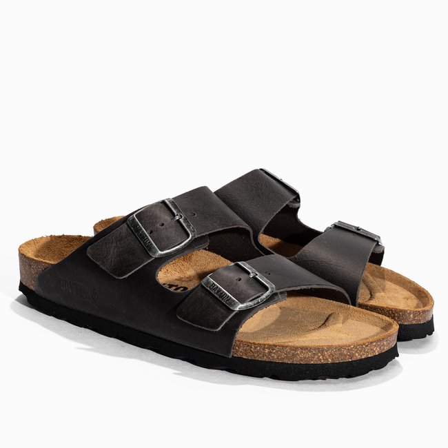 Sandales ATLAS pour femme gris foncé <span itemprop=